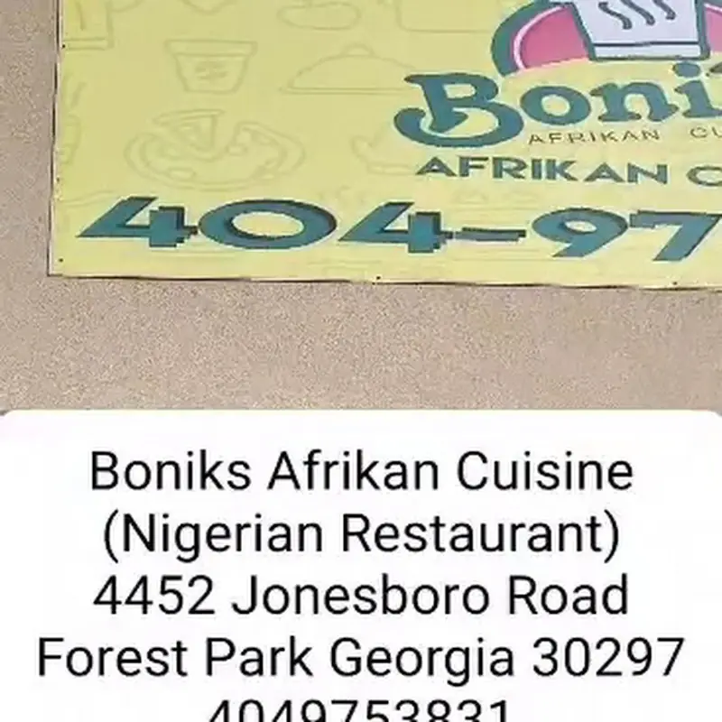 Boniks African Cuisine - Nigerian Restaurant