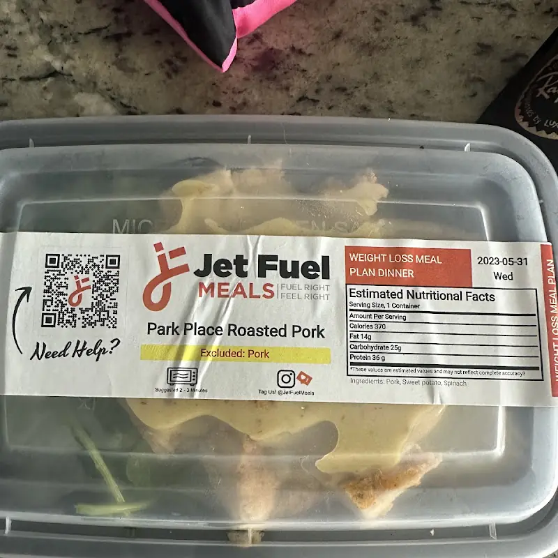 Jet Fuel Meals