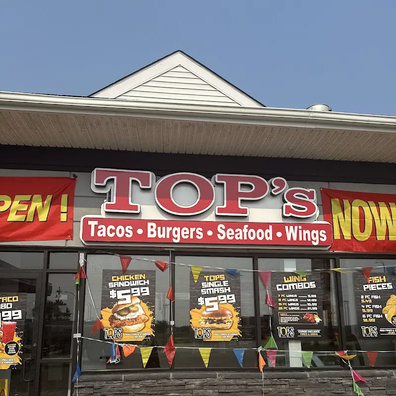 Top's Tacos Burgers Seafood Wings