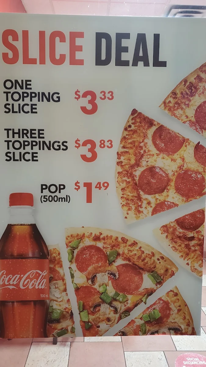 Menu, Double Double Pizza & Chicken