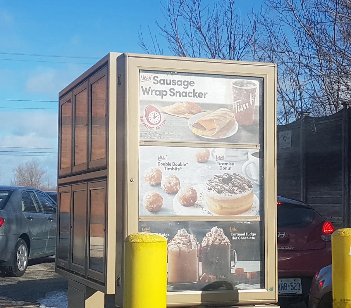 Menu, Tim Hortons