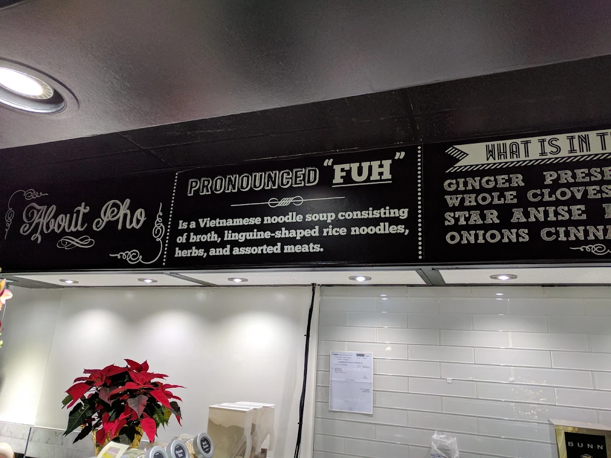 Menu, Pho Lang Van