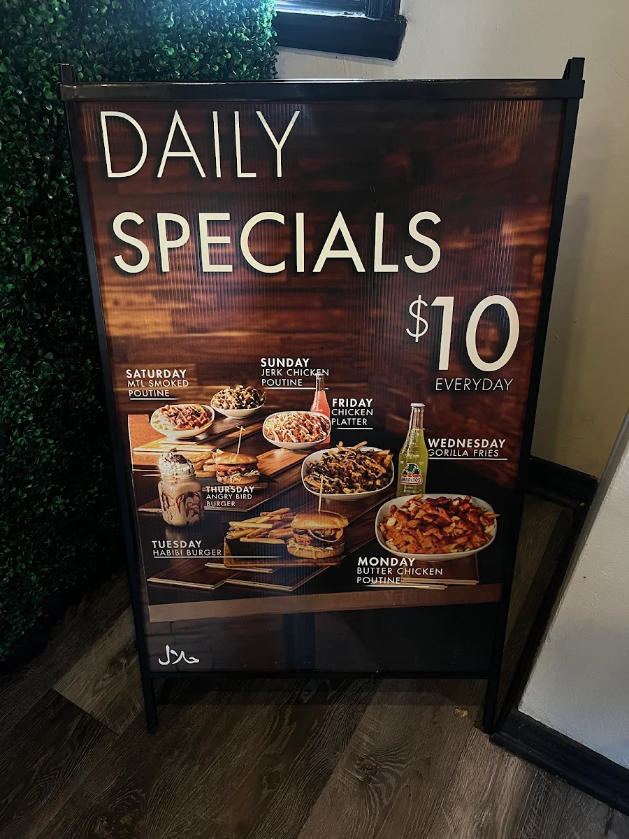 Menu, Habibz Corner