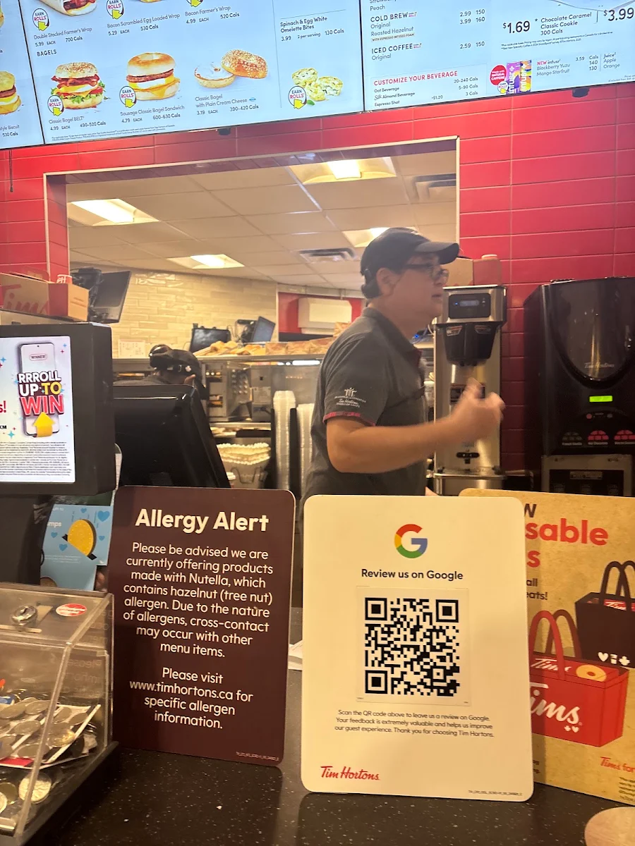 Menu, Tim Hortons