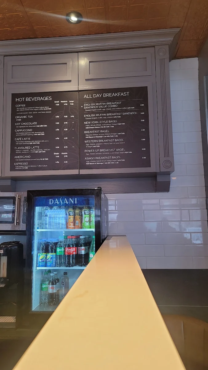 Menu, Coffee Culture Café & Eatery
