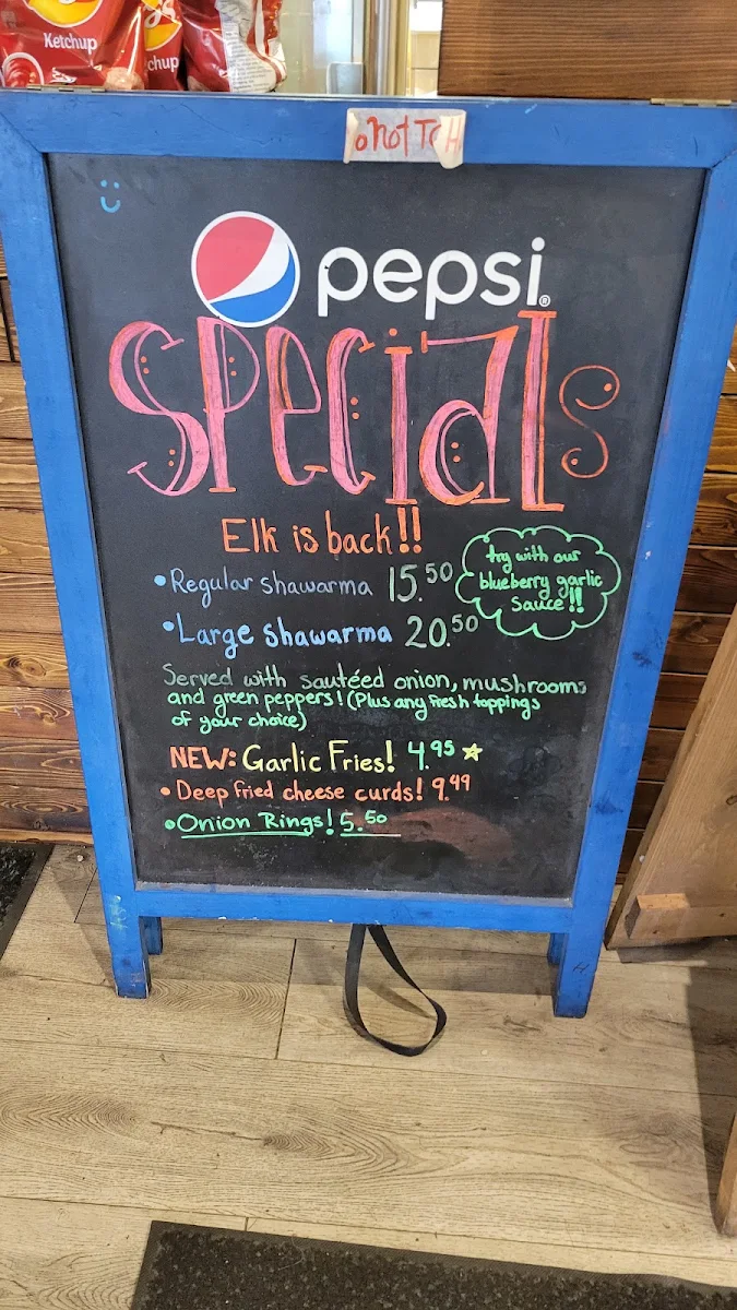 Menu, Donair On The Run