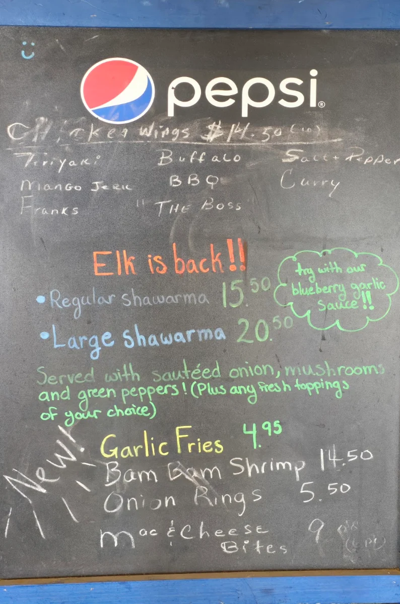 Menu, Donair On The Run
