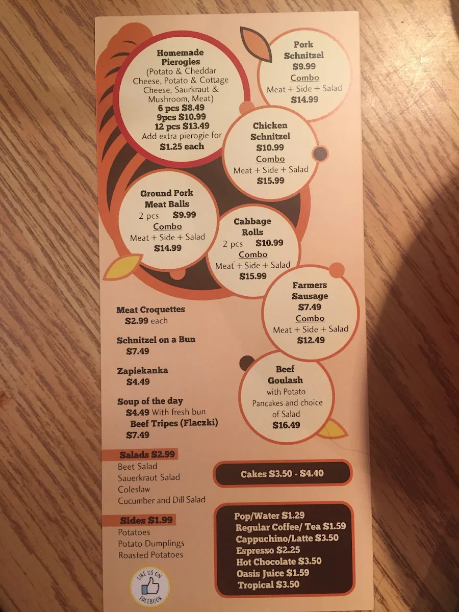 Menu, Broken English Bistro