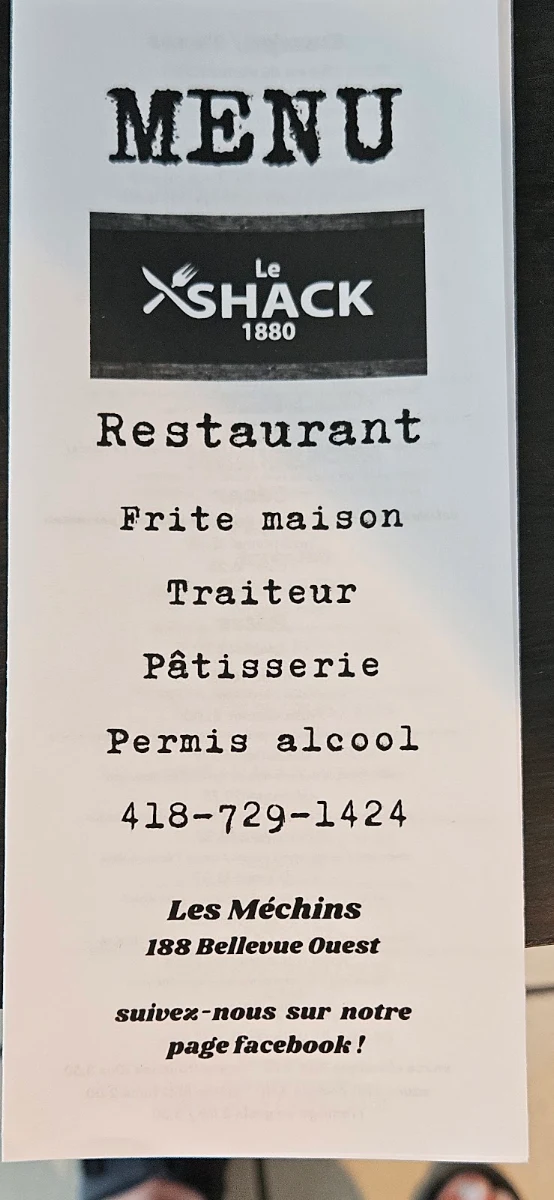 Menu, Restaurant Bar Le Montagnard