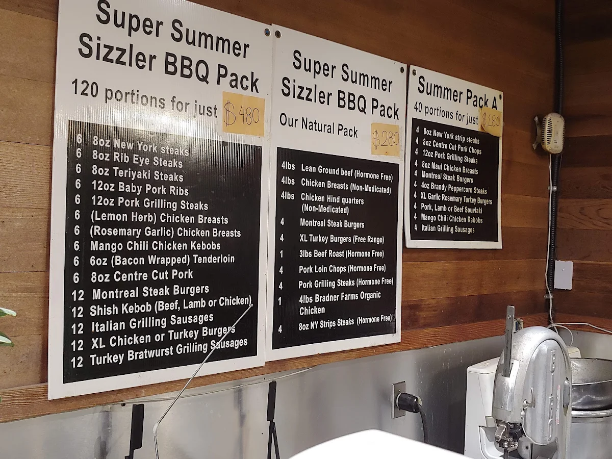 Menu, Sharky's Chophouse & Eatery