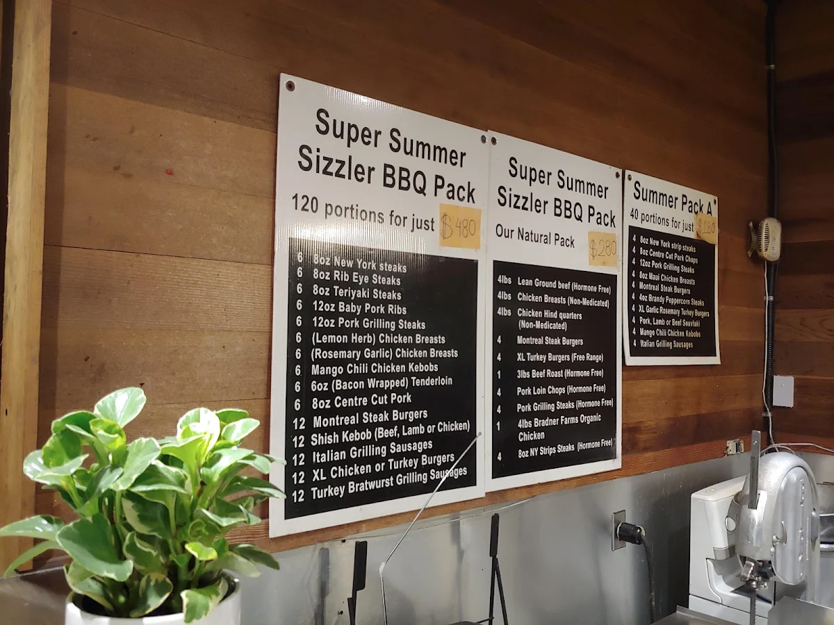 Menu, Sharky's Chophouse & Eatery