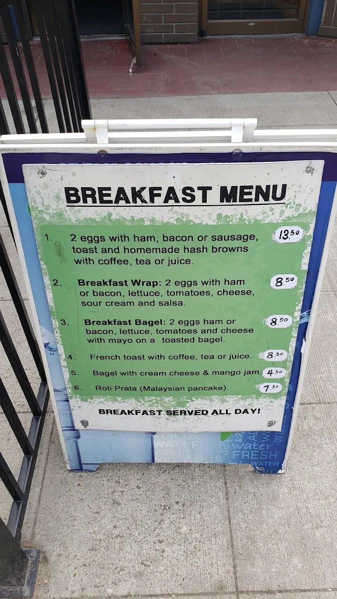 Menu, Mad Mango Cafe
