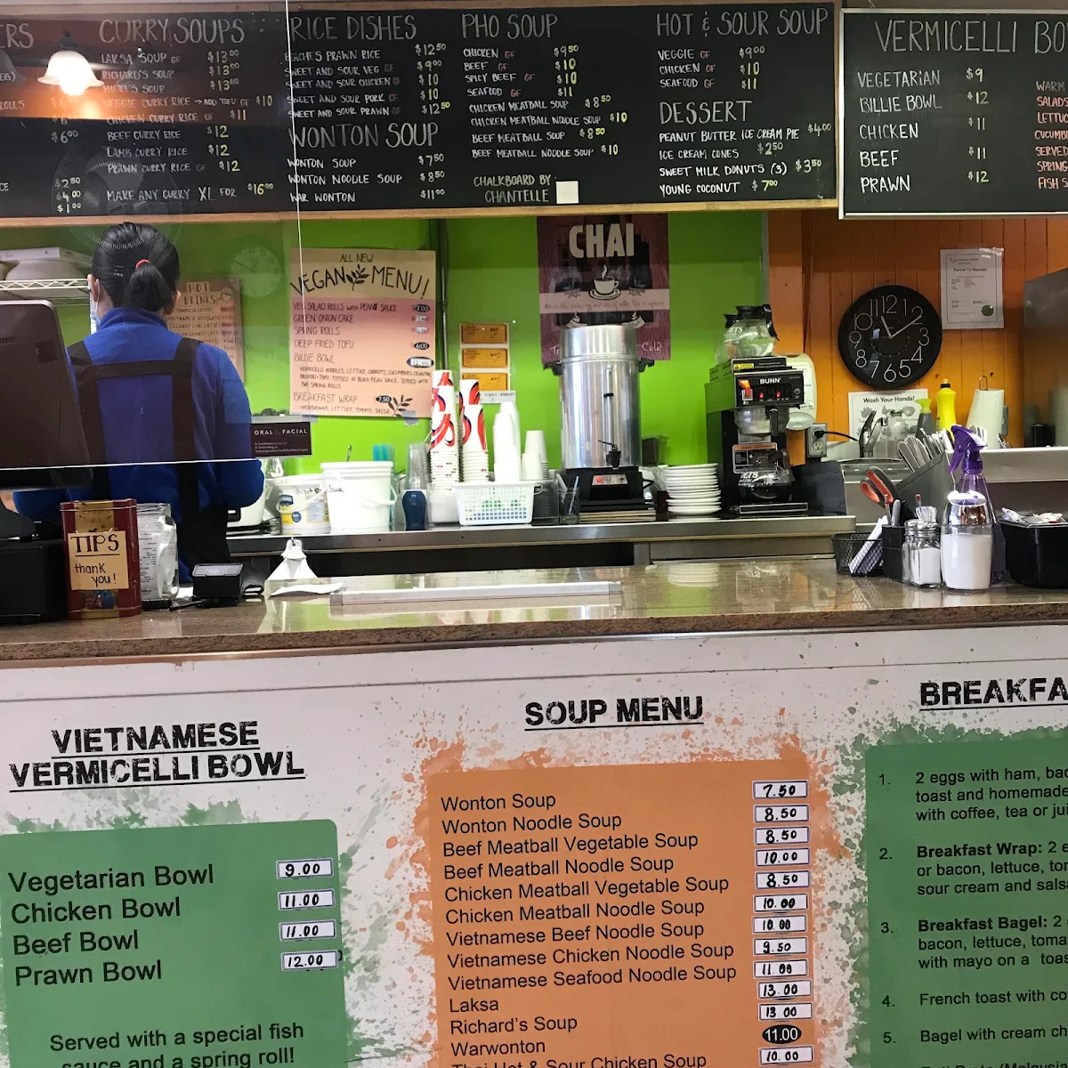 Menu, Mad Mango Cafe
