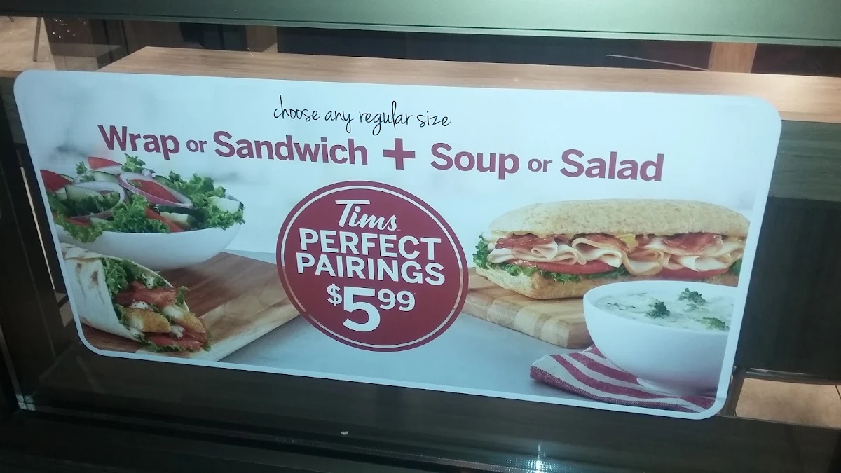 Menu, Tim Hortons