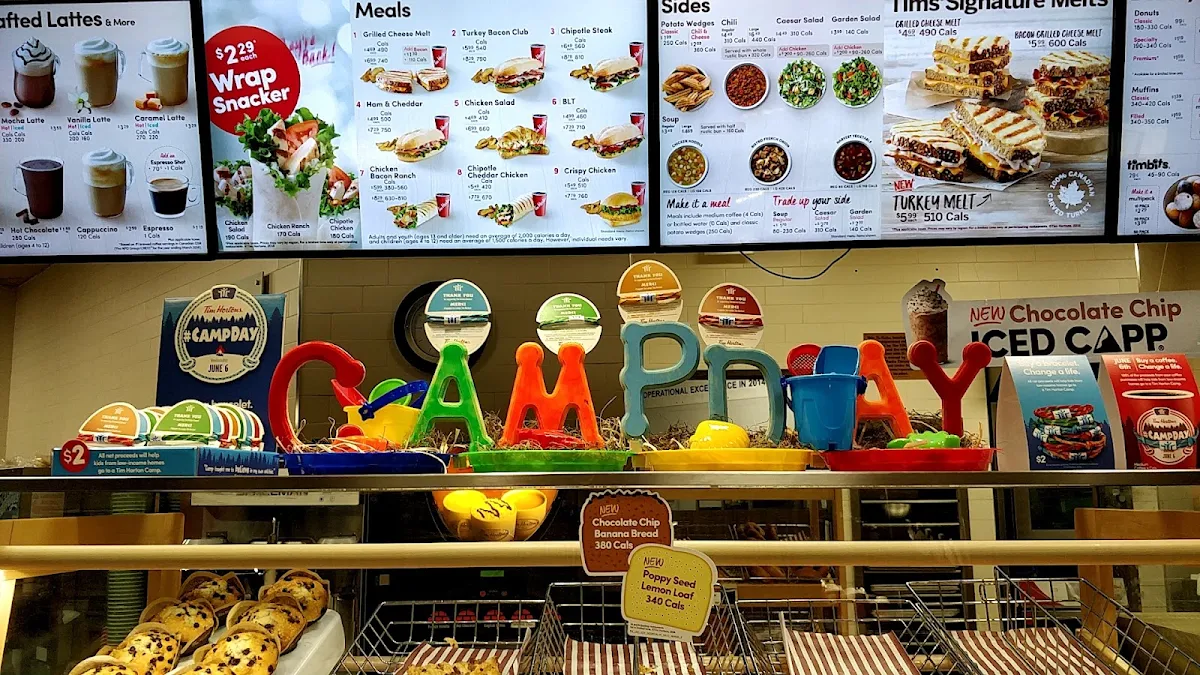Menu, Tim Hortons