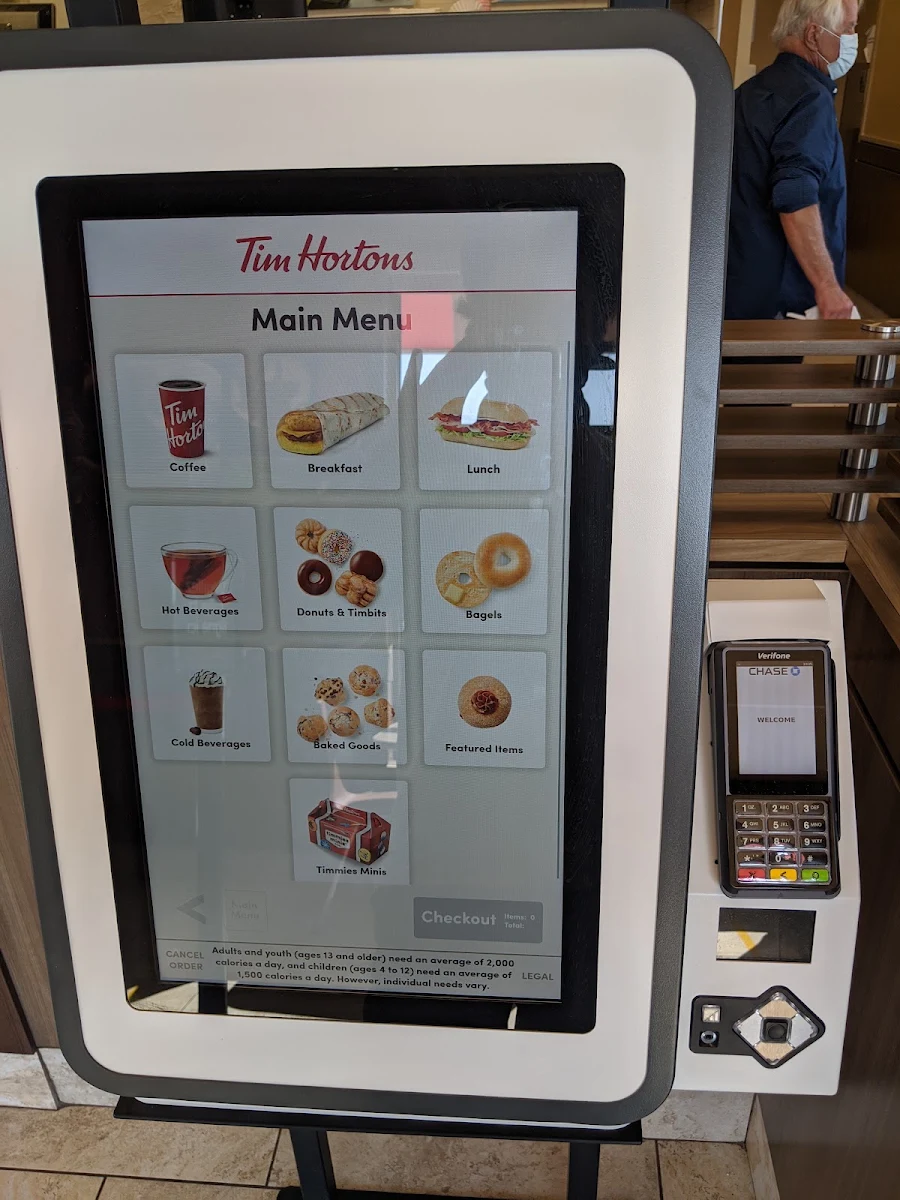 Menu, Tim Hortons