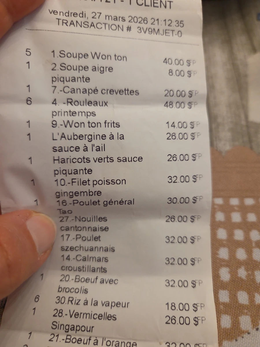 Menu, 31 Latitude