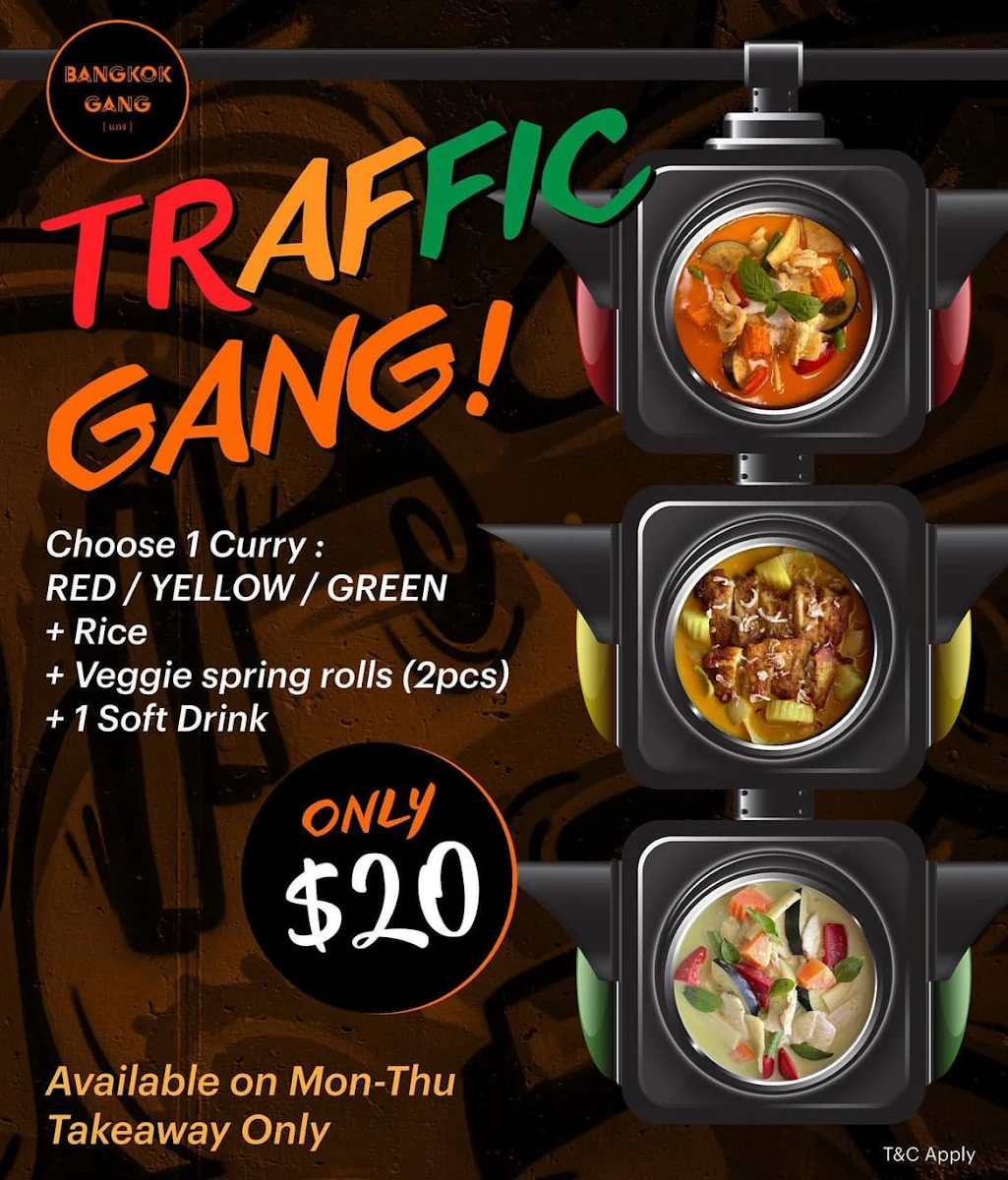 Menu, Bangkok Gang