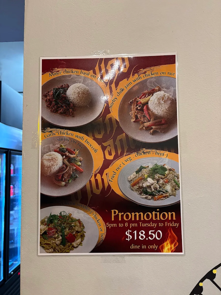 Menu, Bangkok Gang