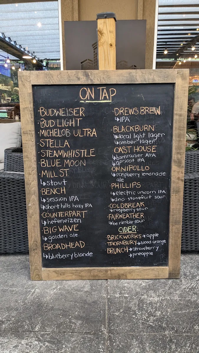Menu, Bricks & Barley