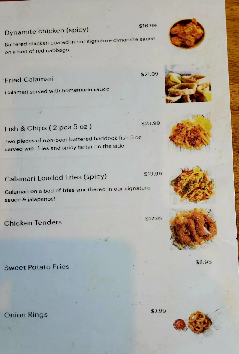 Menu, CRAB BOIL