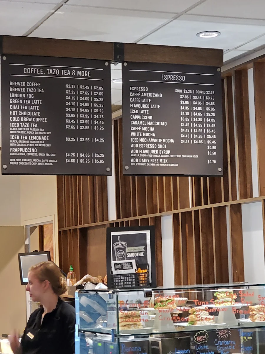 Menu, Grow Kitchen & Cafe