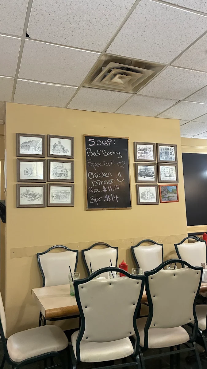 Menu, Miss Ingersoll Restaurant