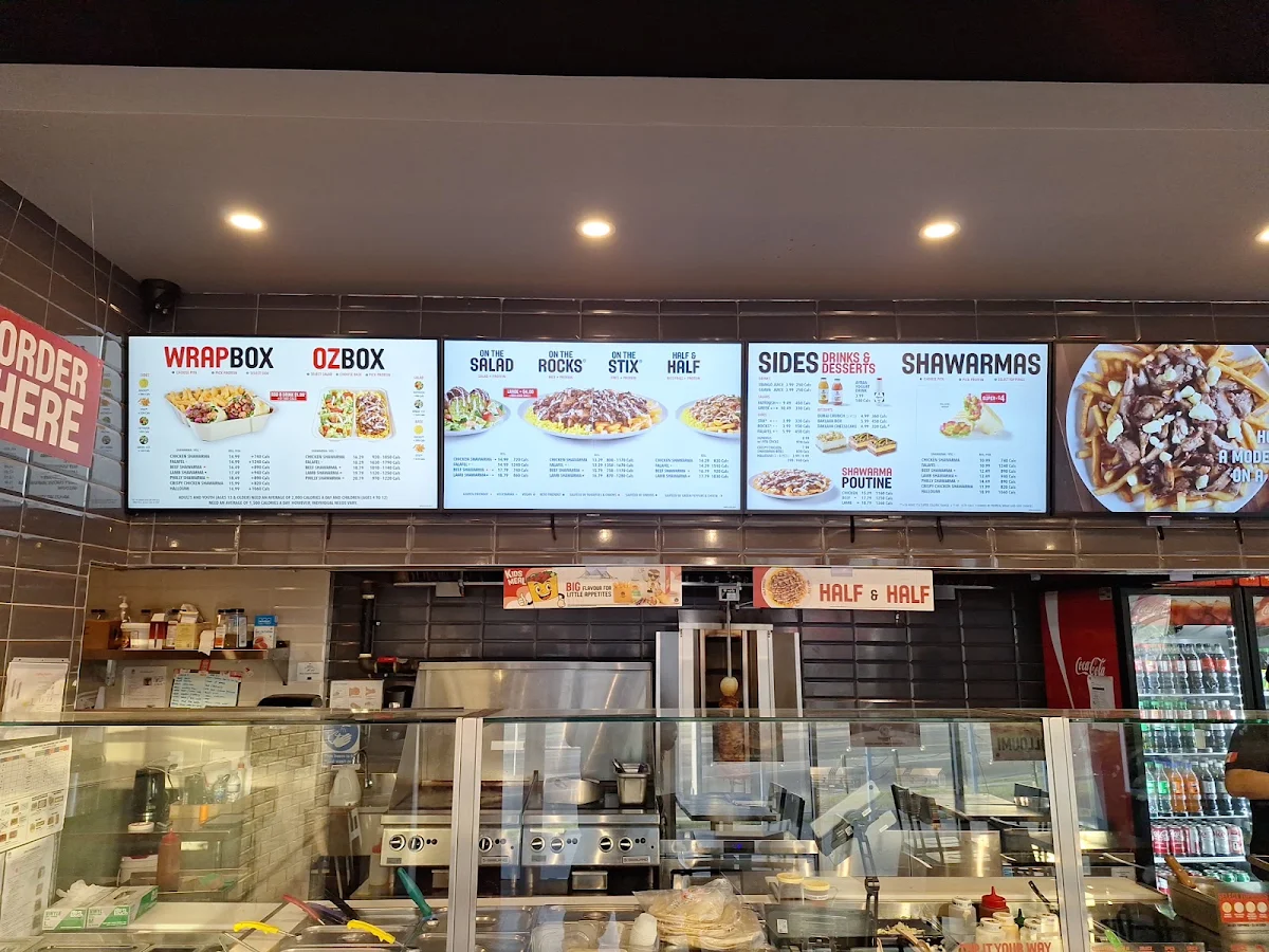 Menu, Osmow's Shawarma