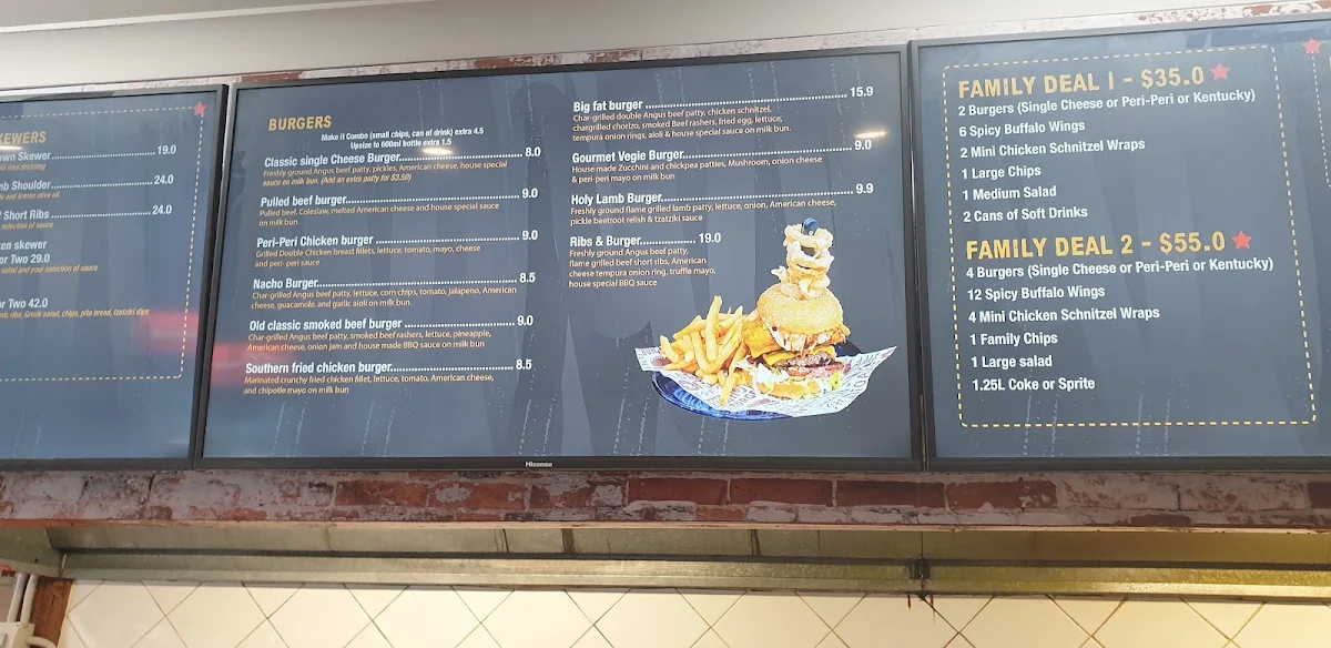 Menu, Broaster Chicken Campbelltown