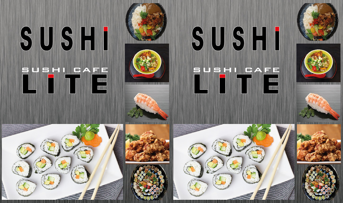 Menu, Sushi Lite