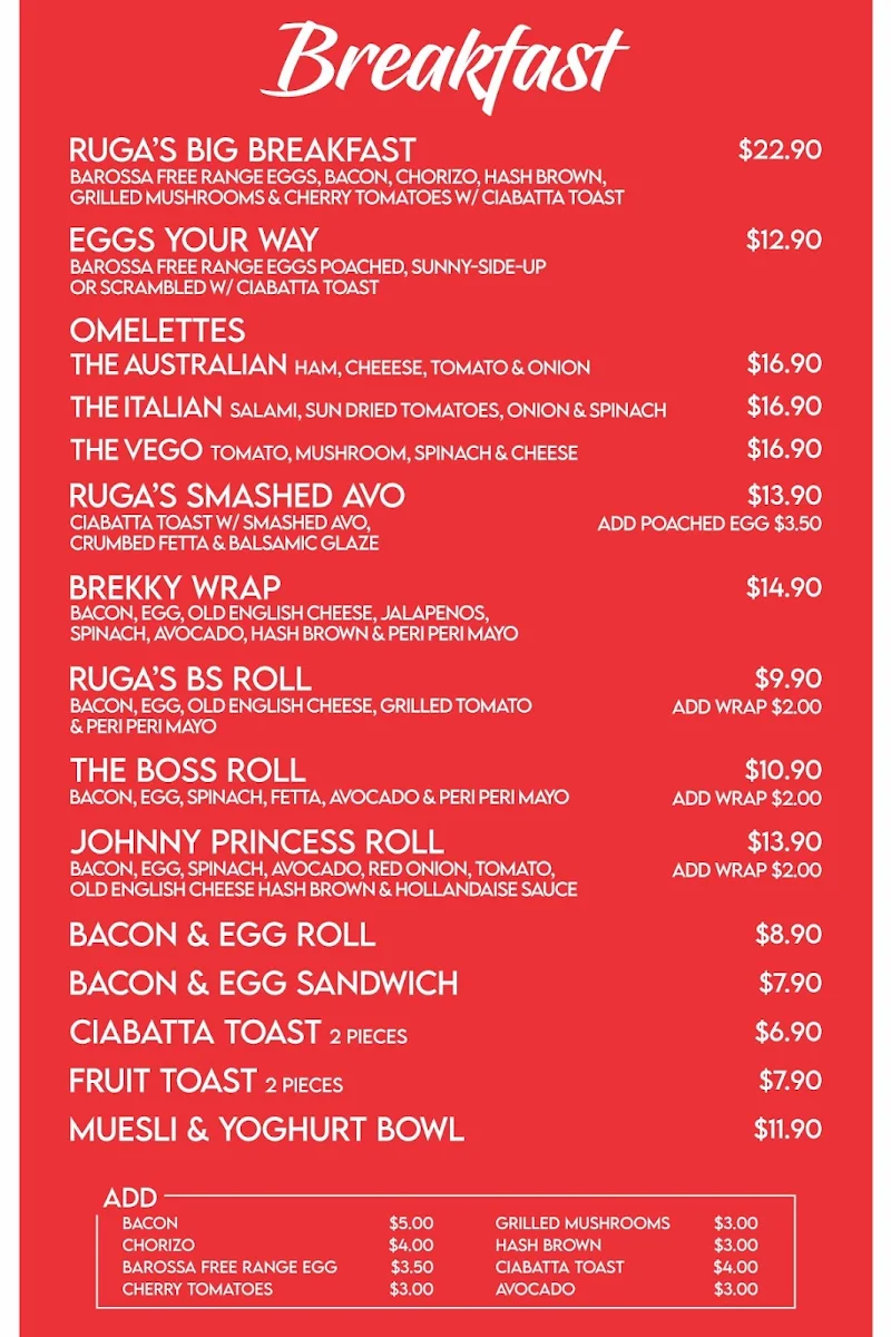 Menu photo 1