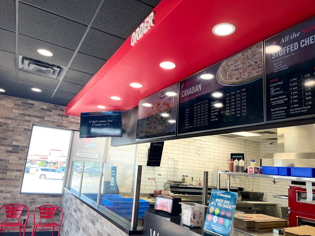 Menu, Domino's Pizza