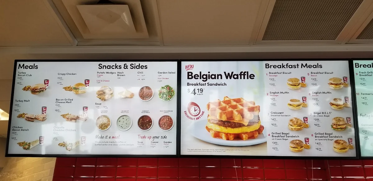 Menu, Tim Hortons