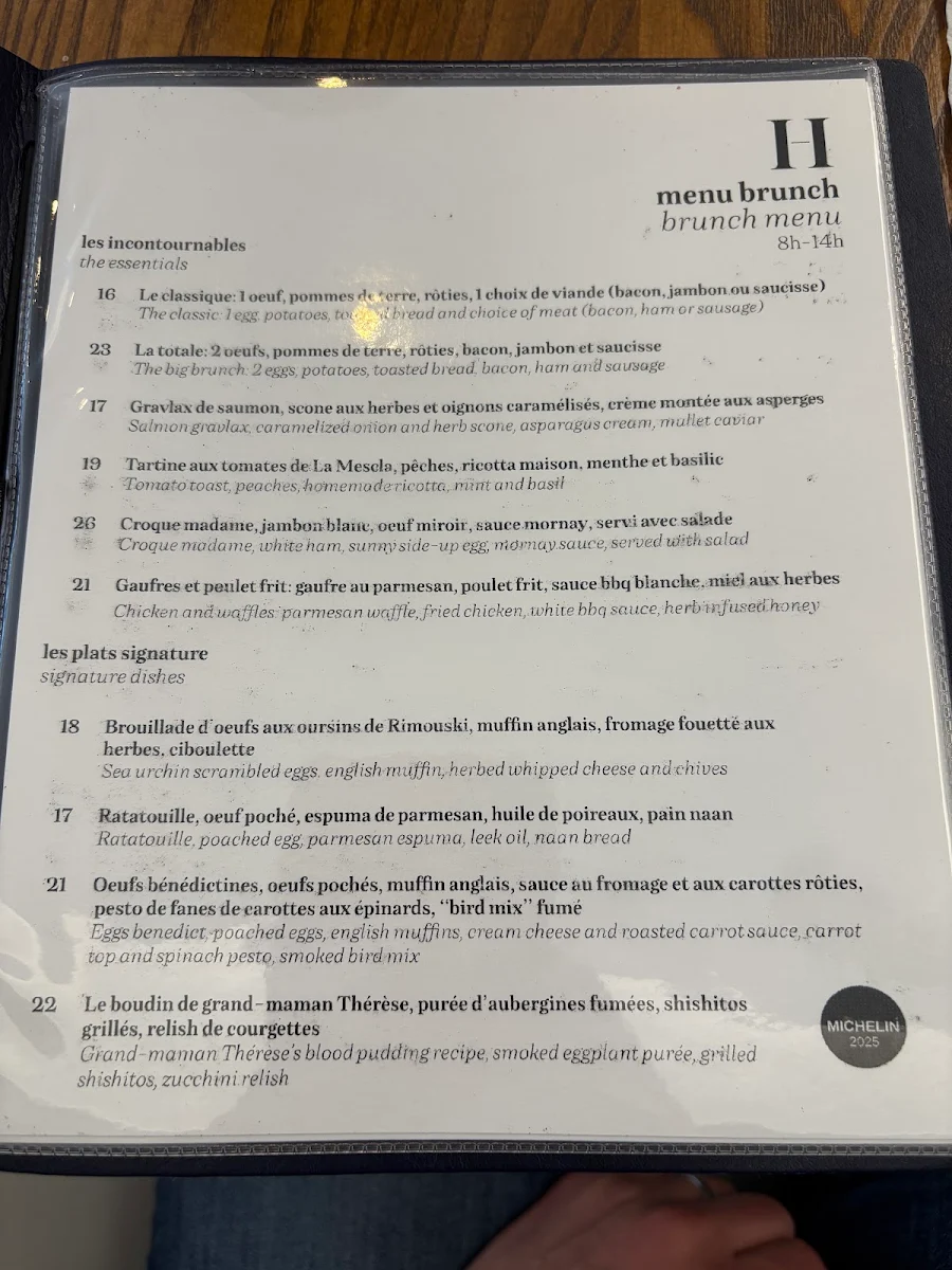 Menu, Le Hobbit