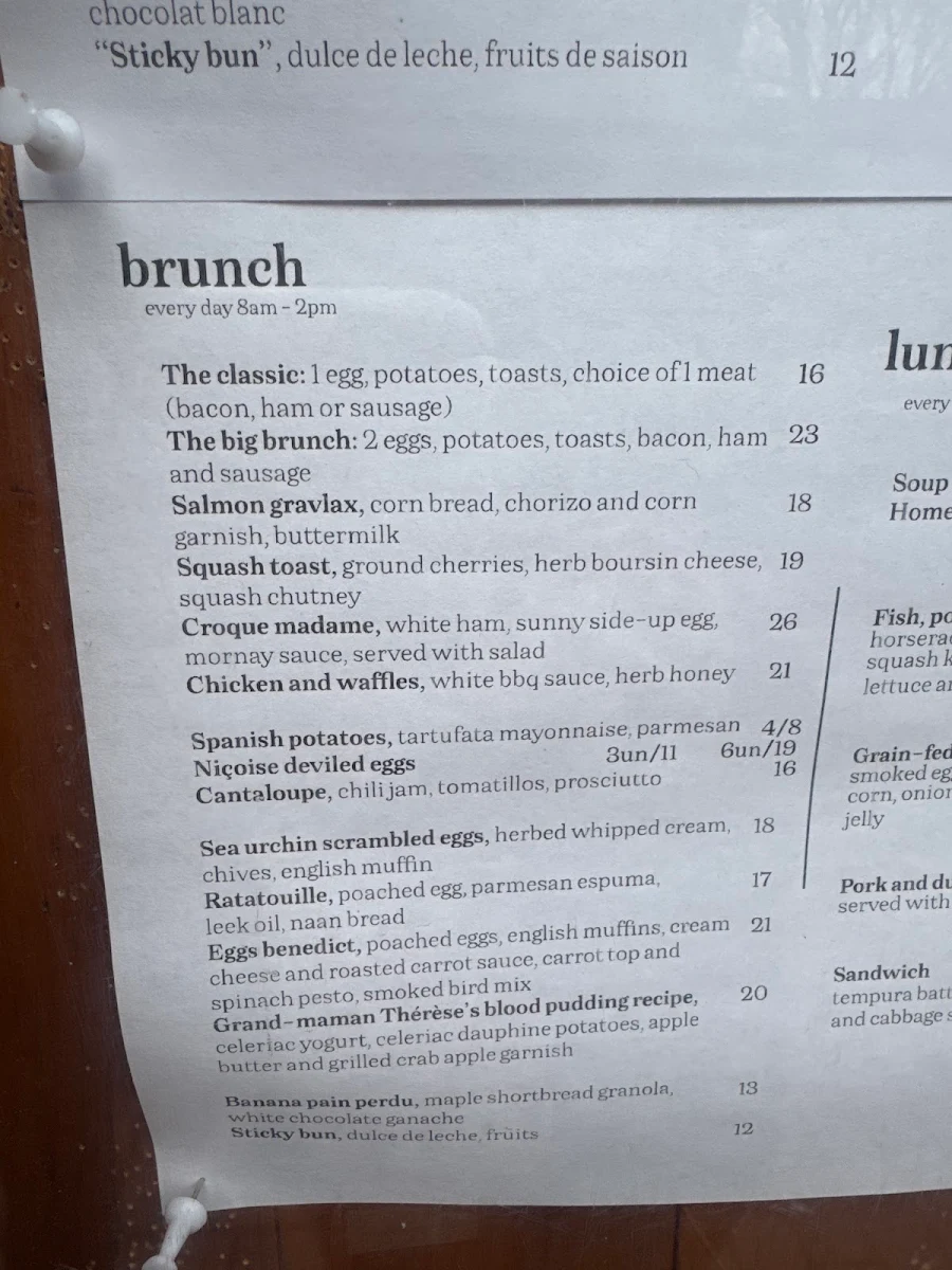 Menu, Le Hobbit