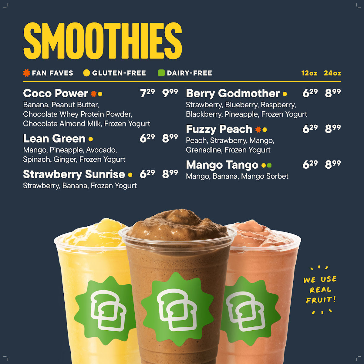 Menu, Press’d Sandwich Shop