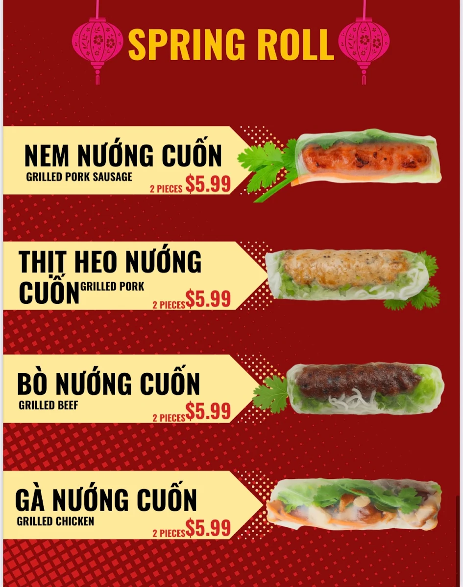 Menu, Viet Sandwich
