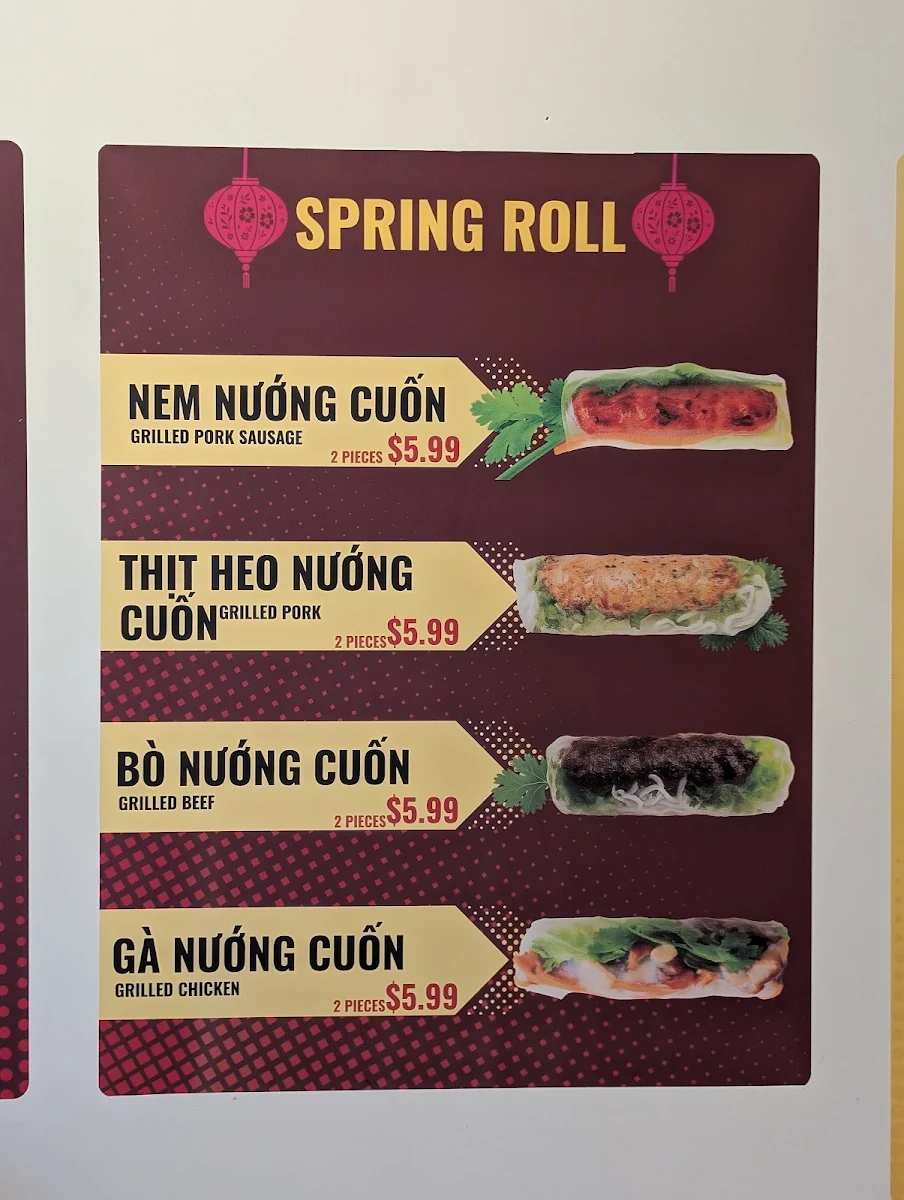 Menu, Viet Sandwich