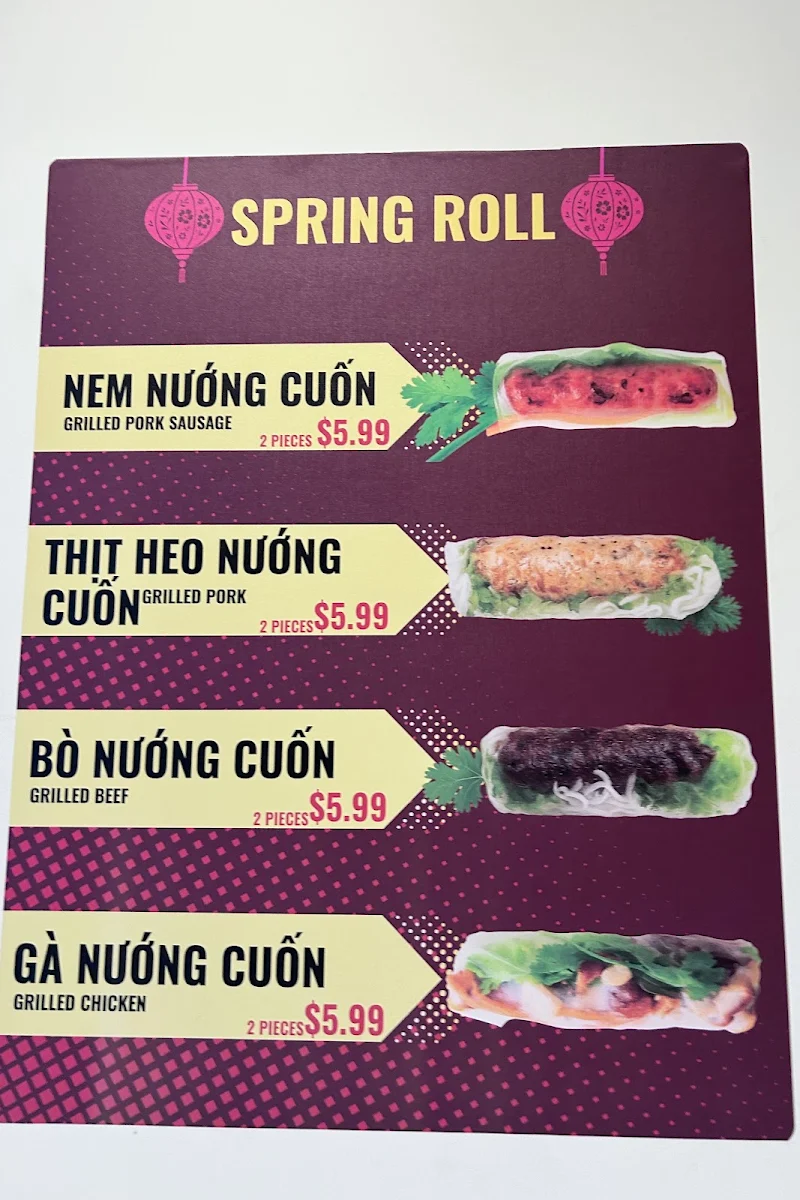 Menu, Viet Sandwich
