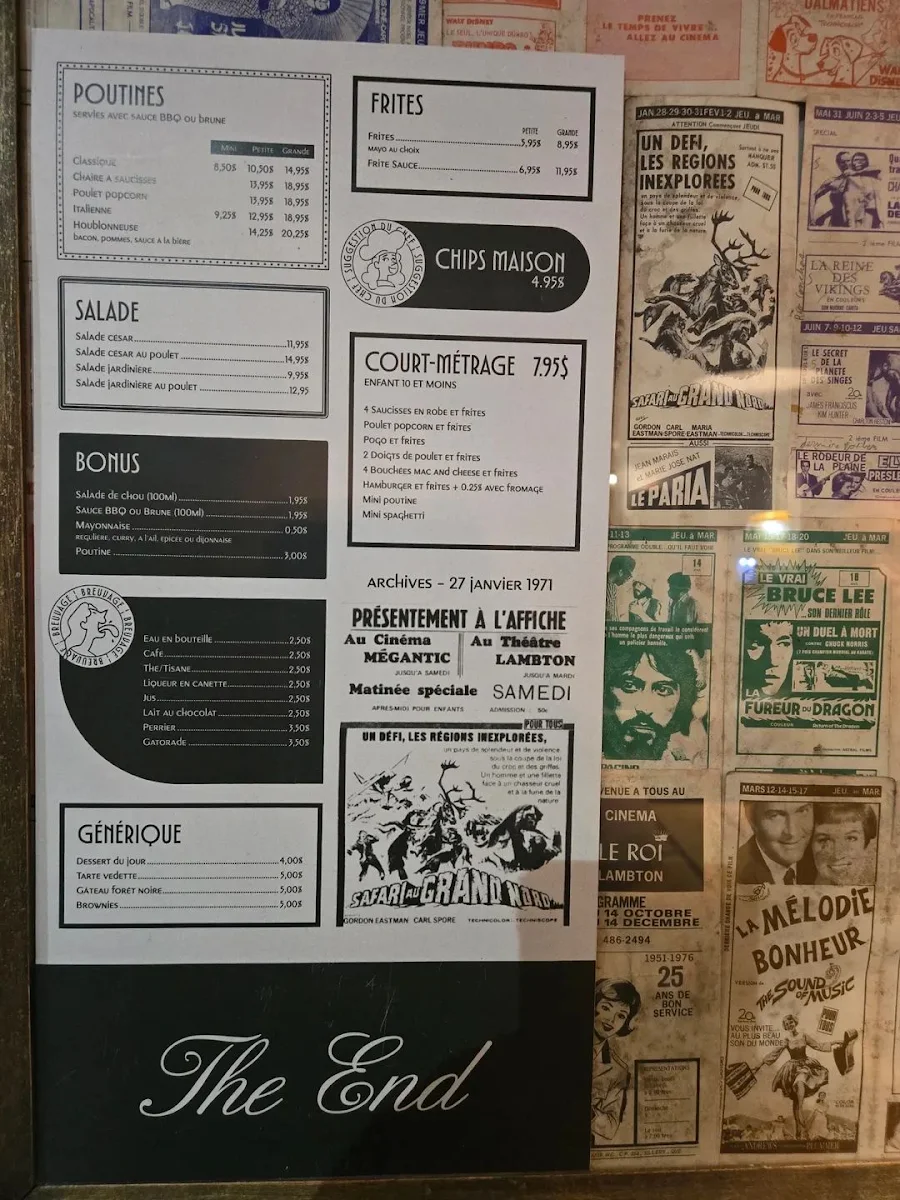 Menu, Place du Vieux Théâtre
