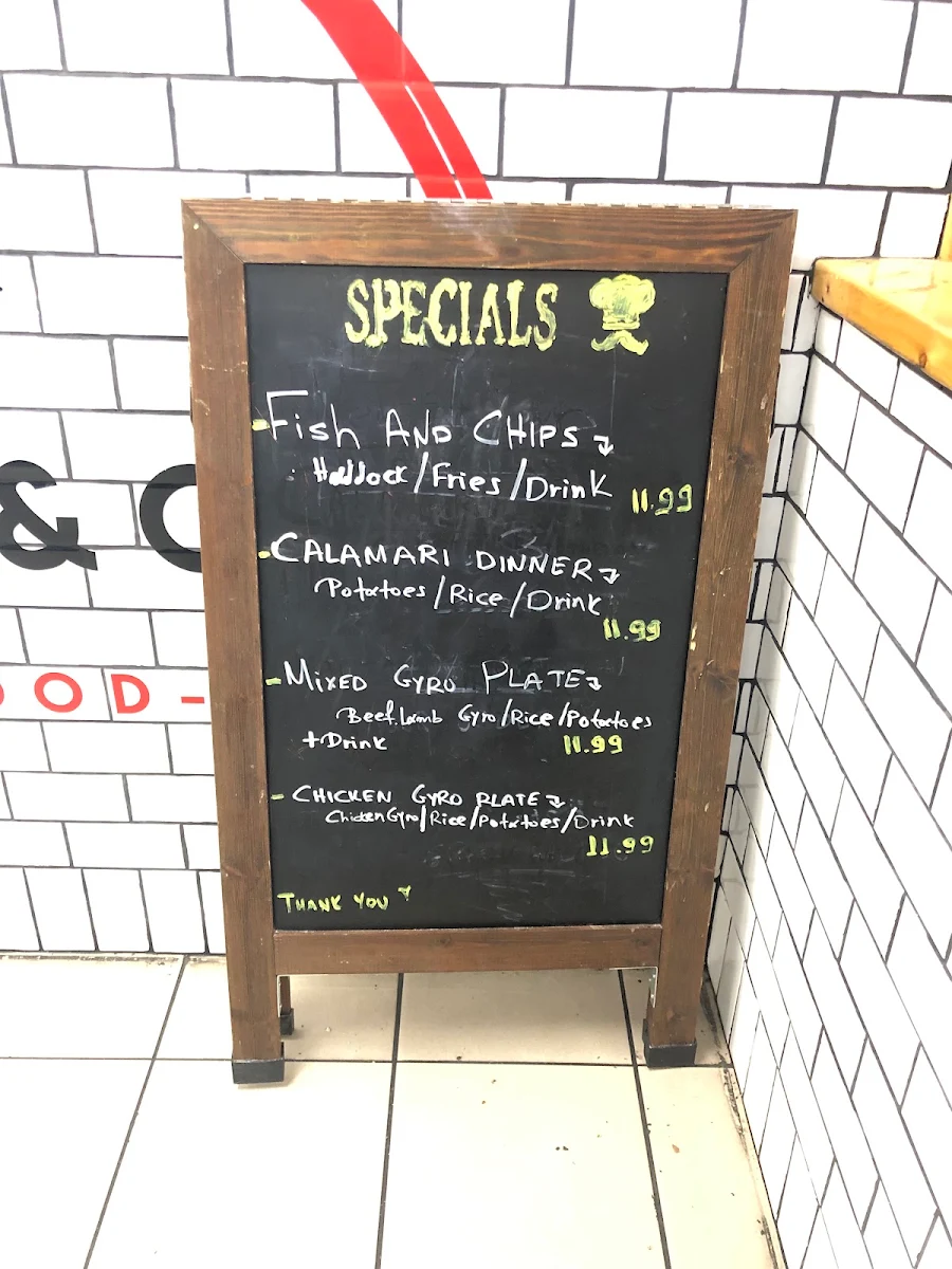 Menu, Greek & Go