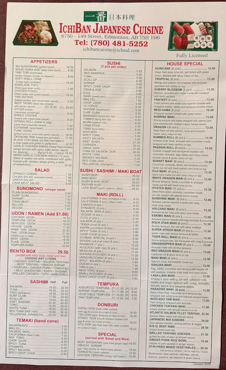 Menu photo 1