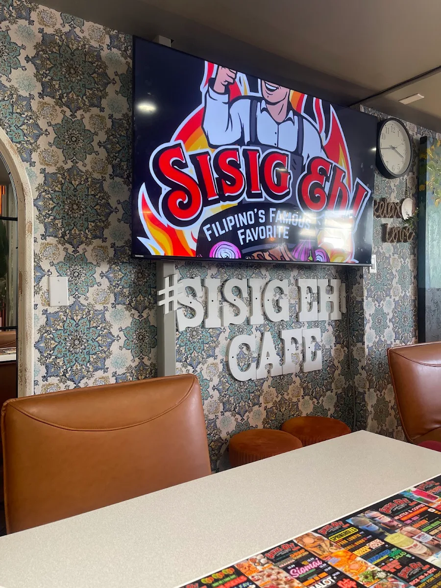 Menu, Sisig Eh! CAFE