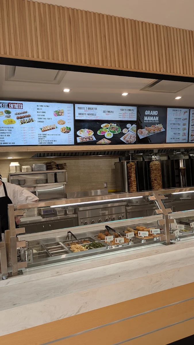 Menu, Le palais libanais aylmer