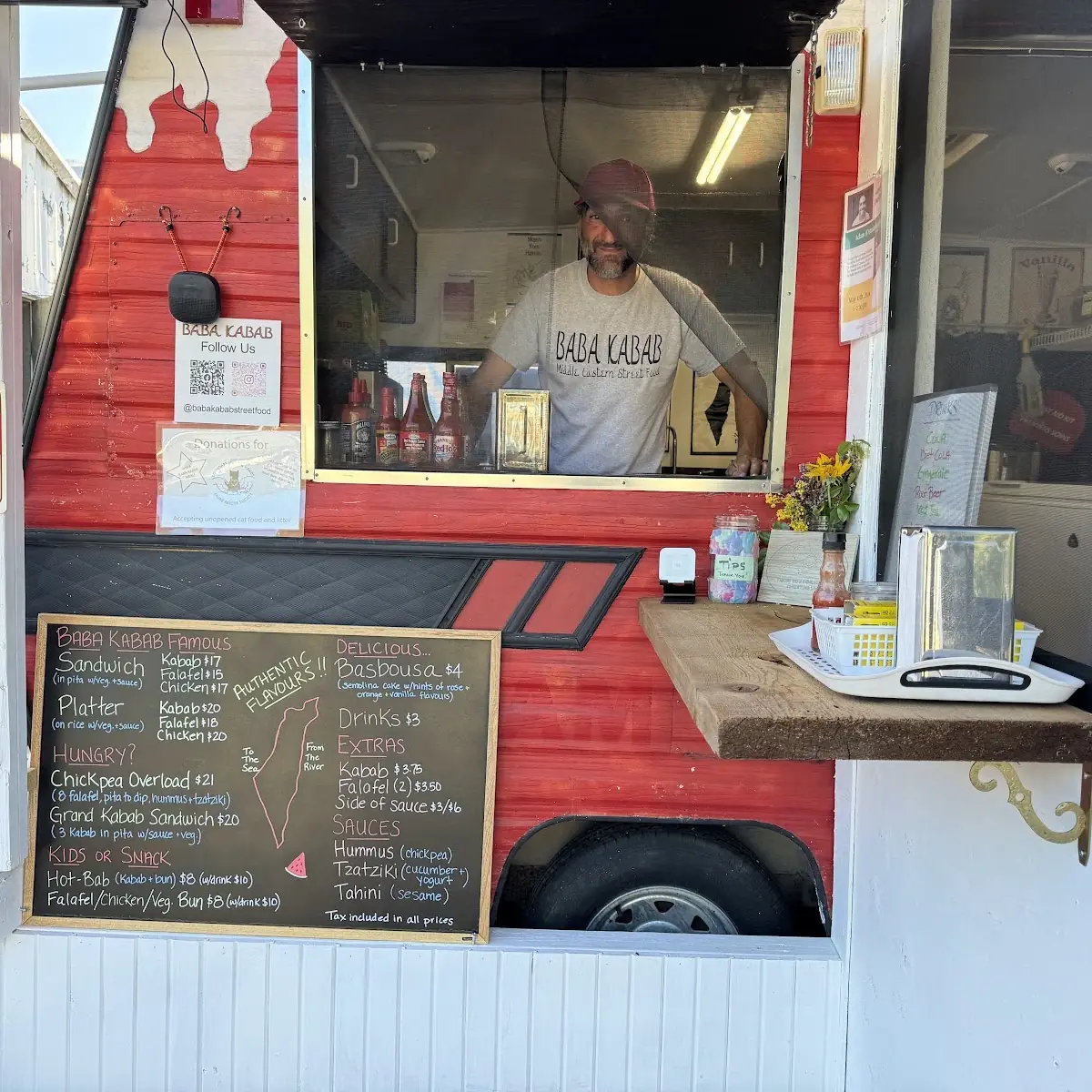 Menu, Baba Kabab
