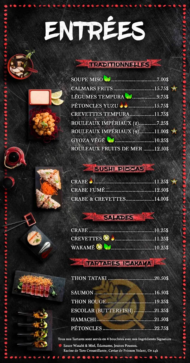 Menu, Sushi World Restaurant