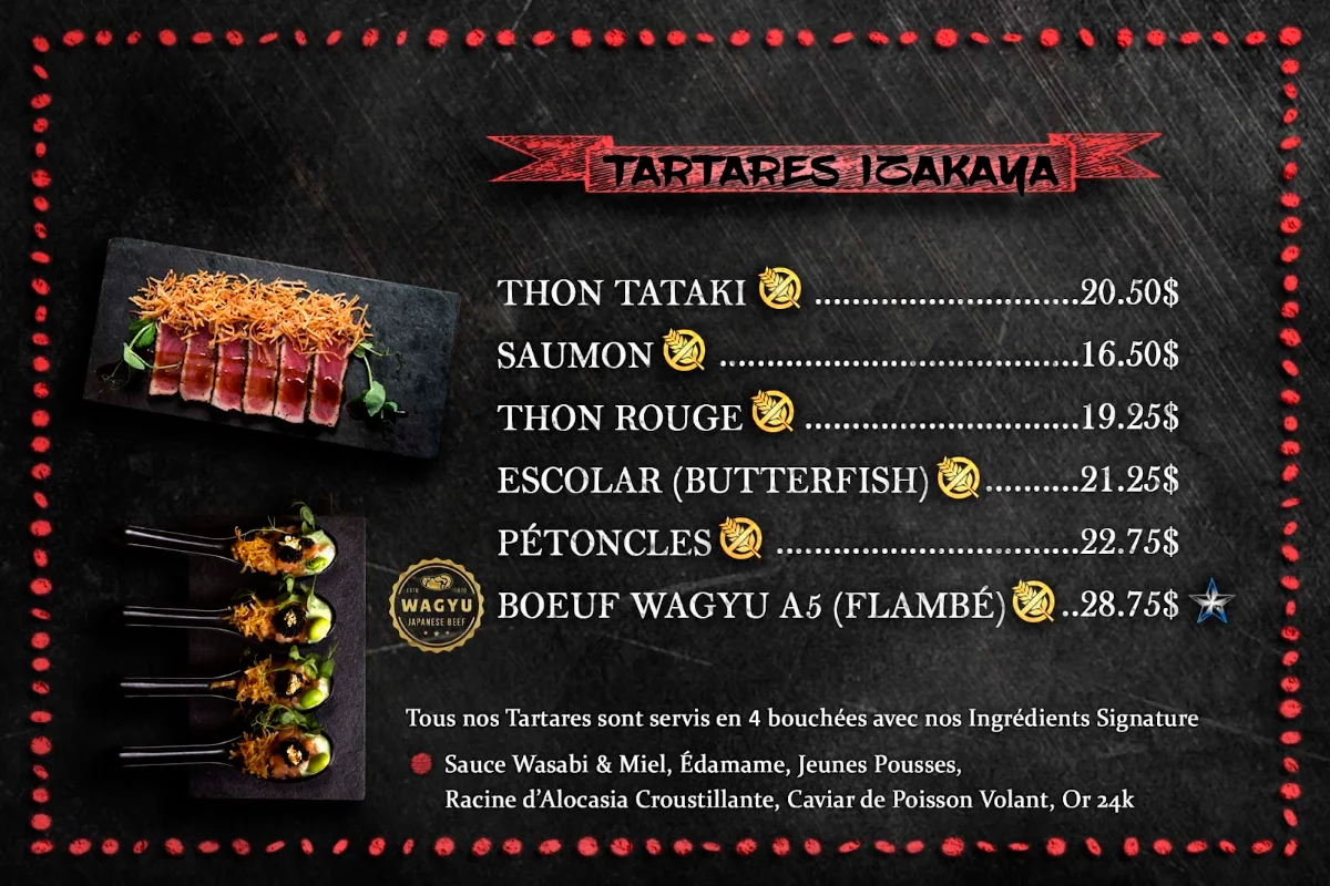 Menu, Sushi World Restaurant