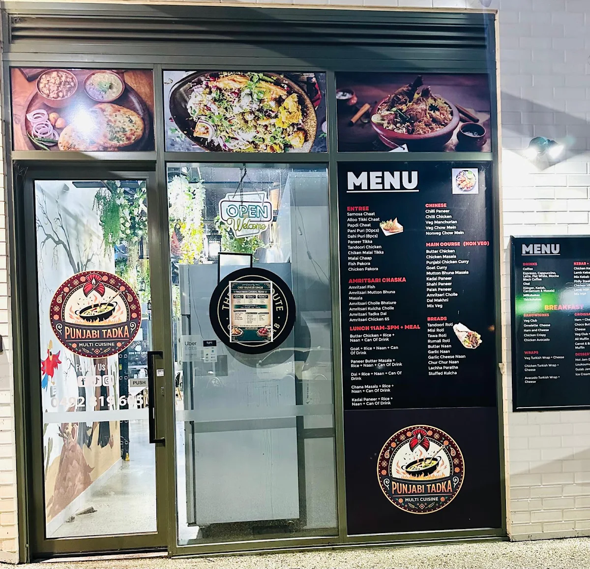 Menu, Punjabi Tadka