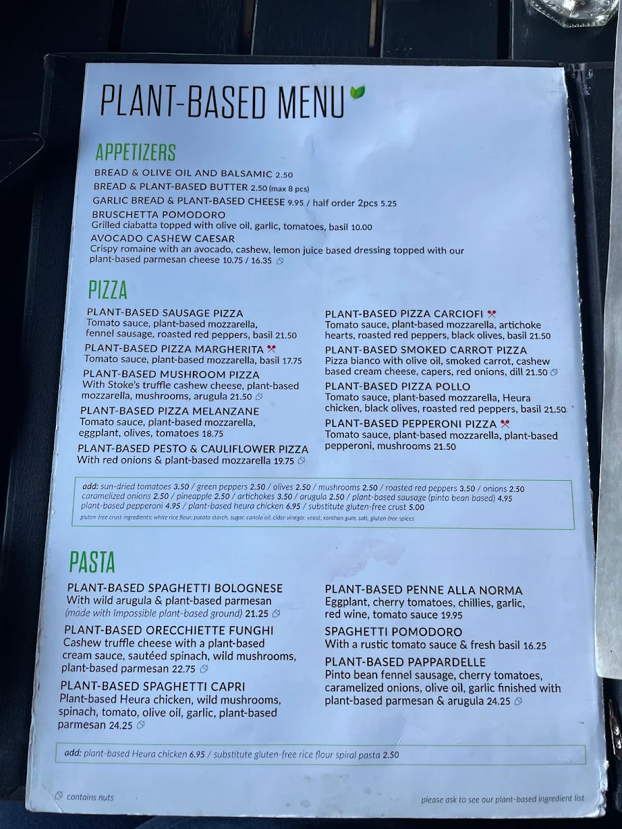 Menu, IL FORNELLO on Danforth