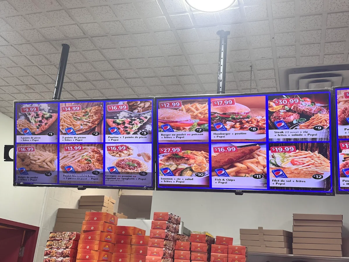 Menu, Pizza Saint Laurent (Halal)